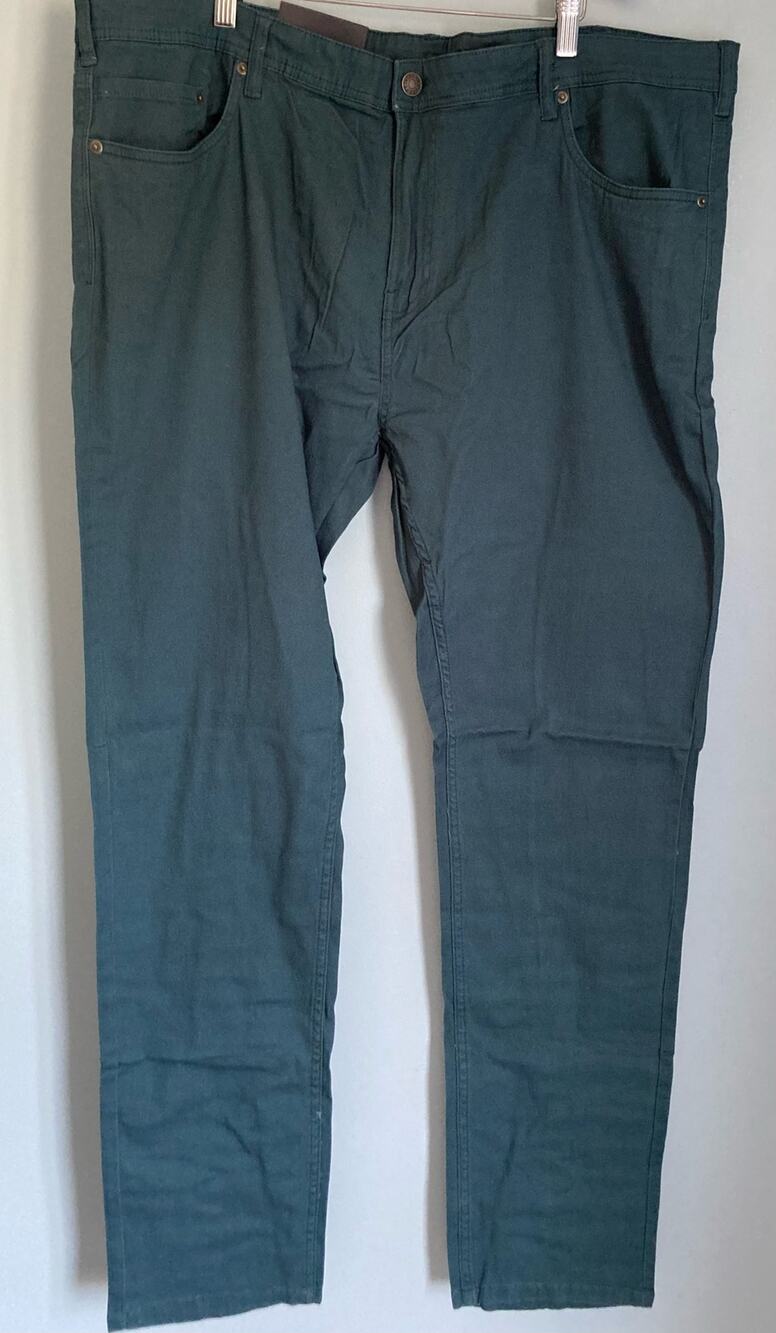 Jachs New York Men's Pants 44x34 Teal Slim Fit